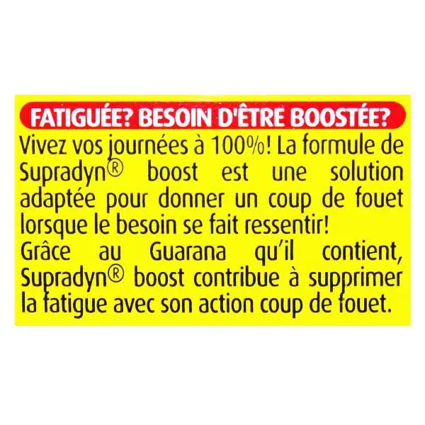 Supradyn Boost Vitaminas e Minerais 20 comprimidos efervescentes