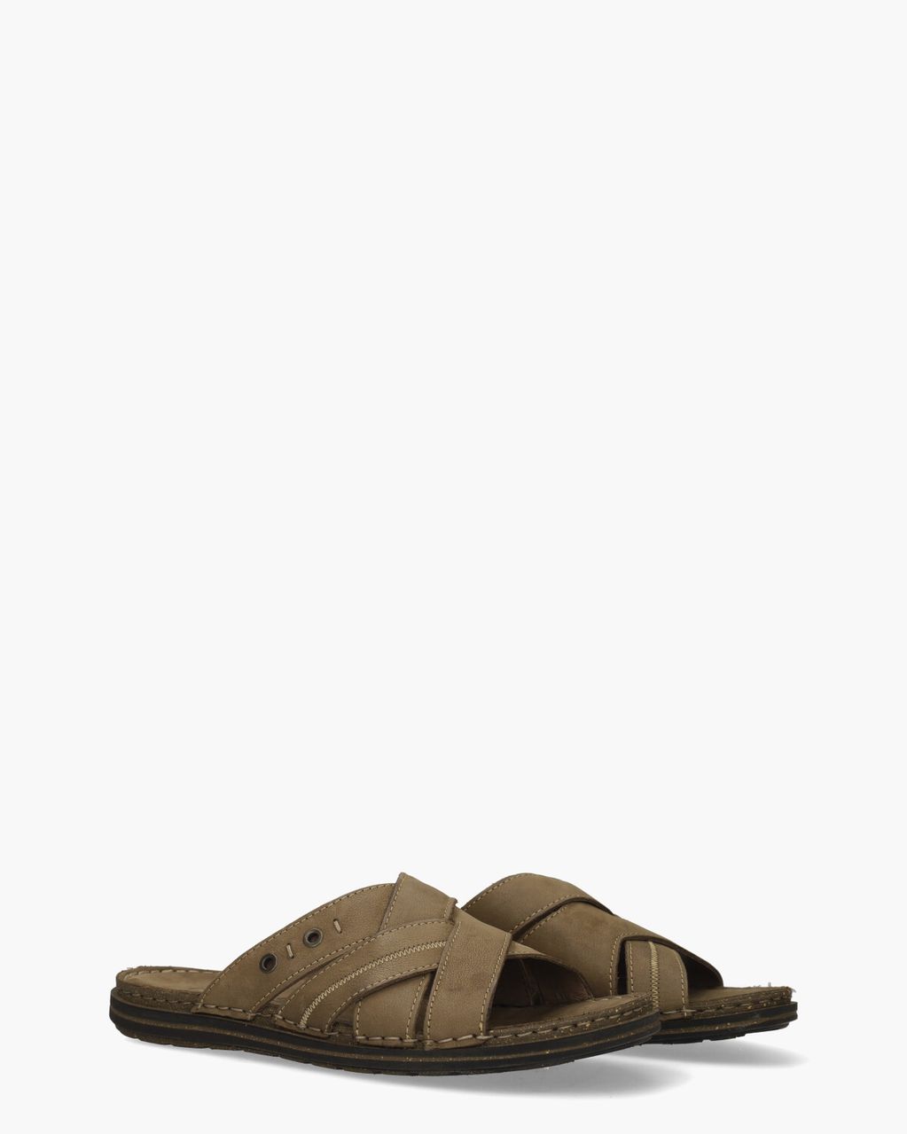 Cypres Rouvin Bruin Herenslippers
