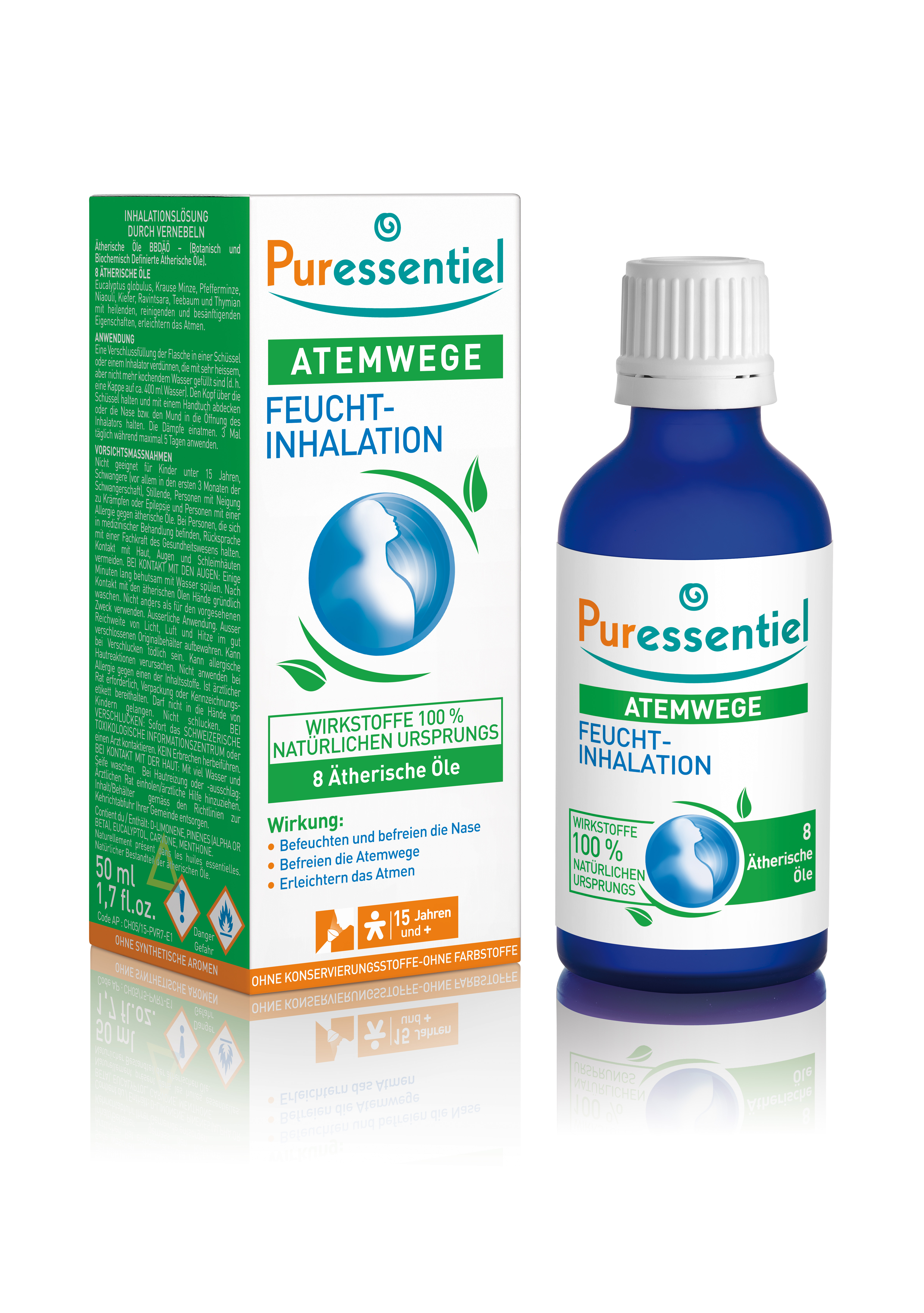 Puressentiel Dampf Inhalation für Atemwege<br>50 ml, Bio
