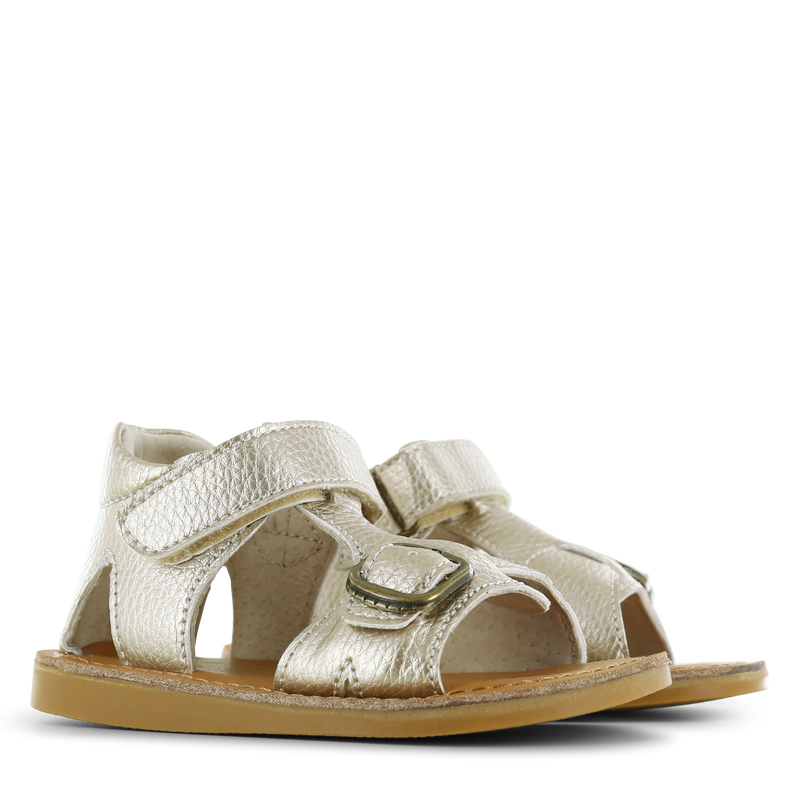 Shoesme metallic gouden sandaal Metallic, Microfiber leer | Meisjes schoene