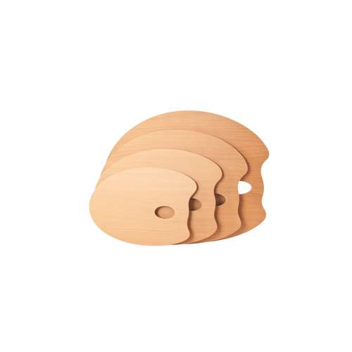 MABEF Mischpalette aus Holz (Oval)