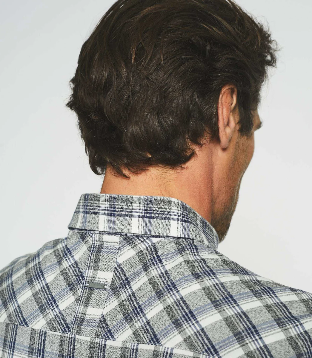 Chemise casual à carreaux gris JELLY