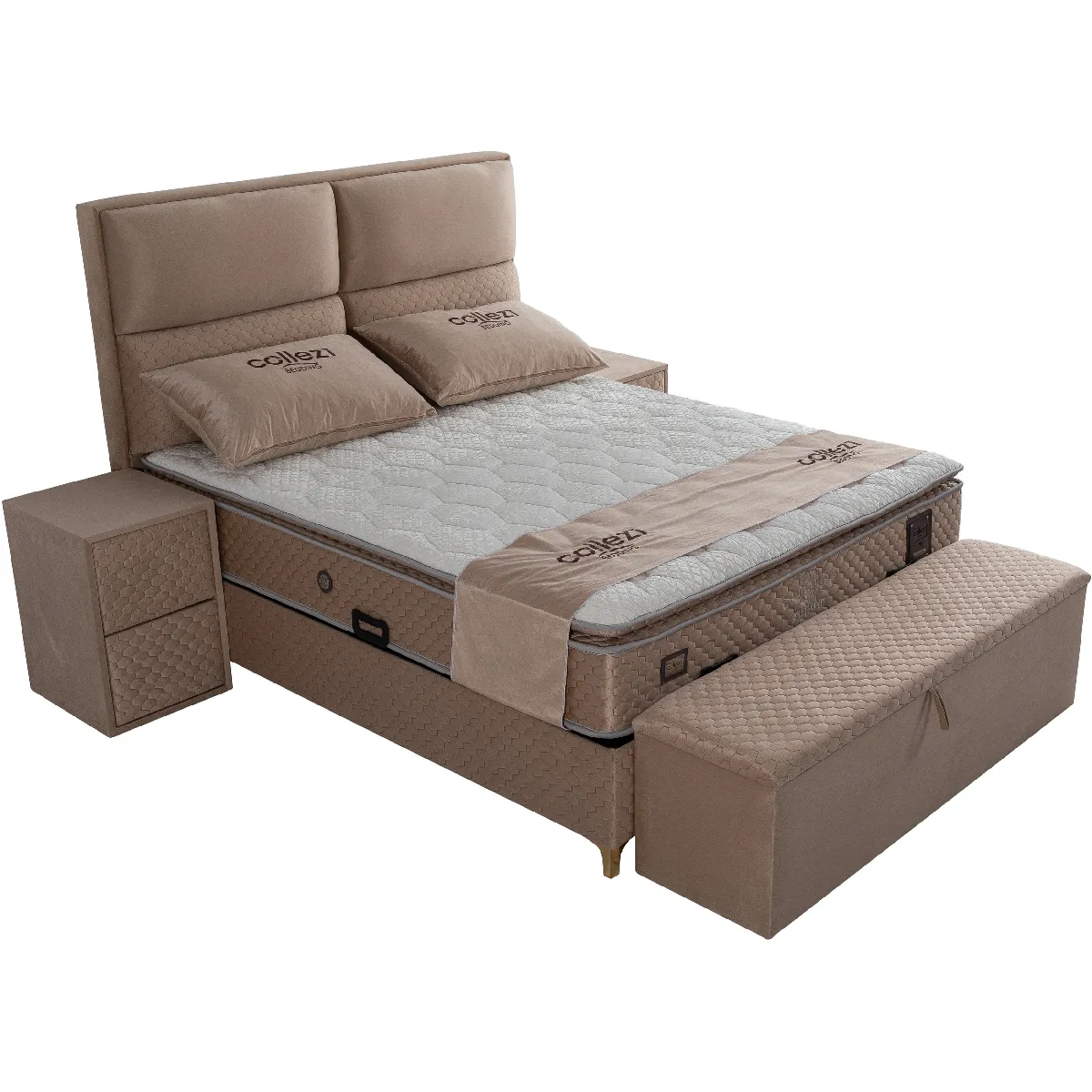 Vivenla Amsterdam Banc Coffre Beige