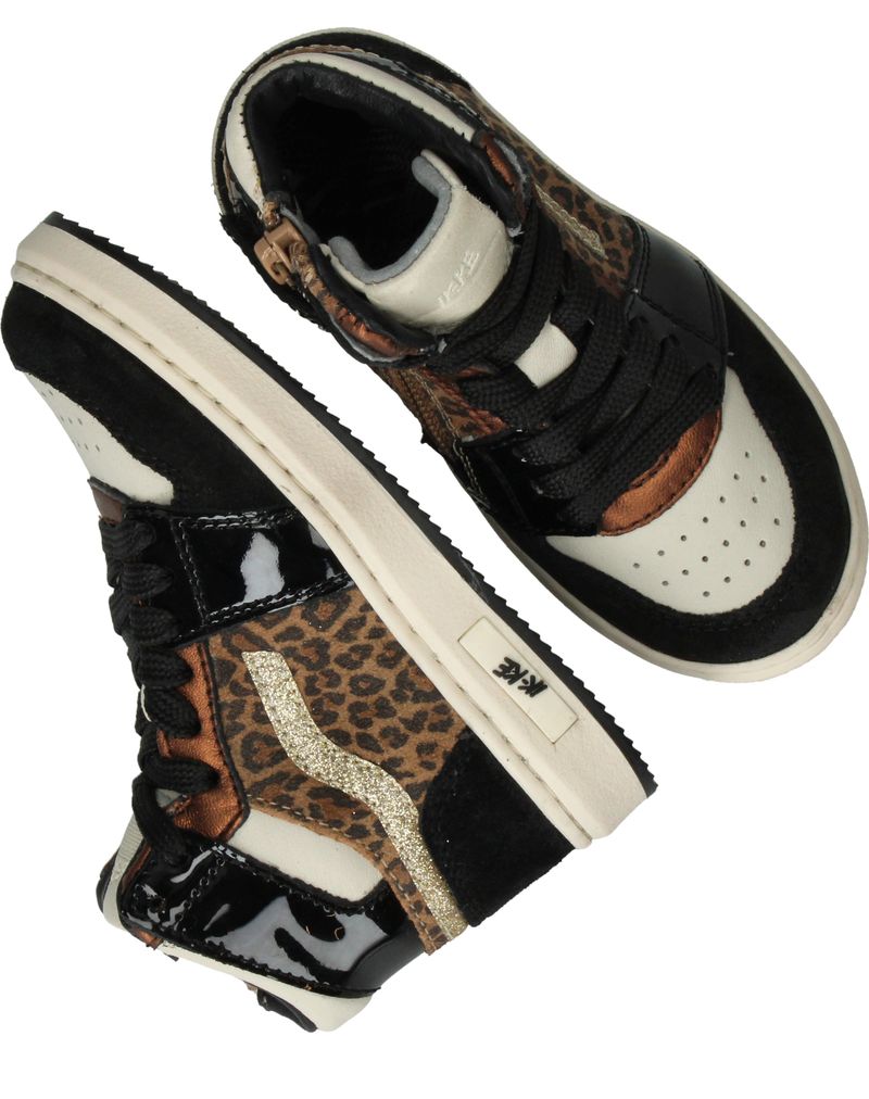 IK-KE Veterschoenen Zwart Meisjes