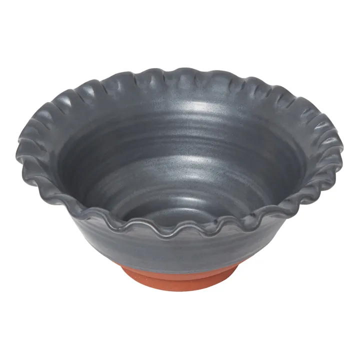 Perla Valtierra Saladier Lola en argile | Gris foncé