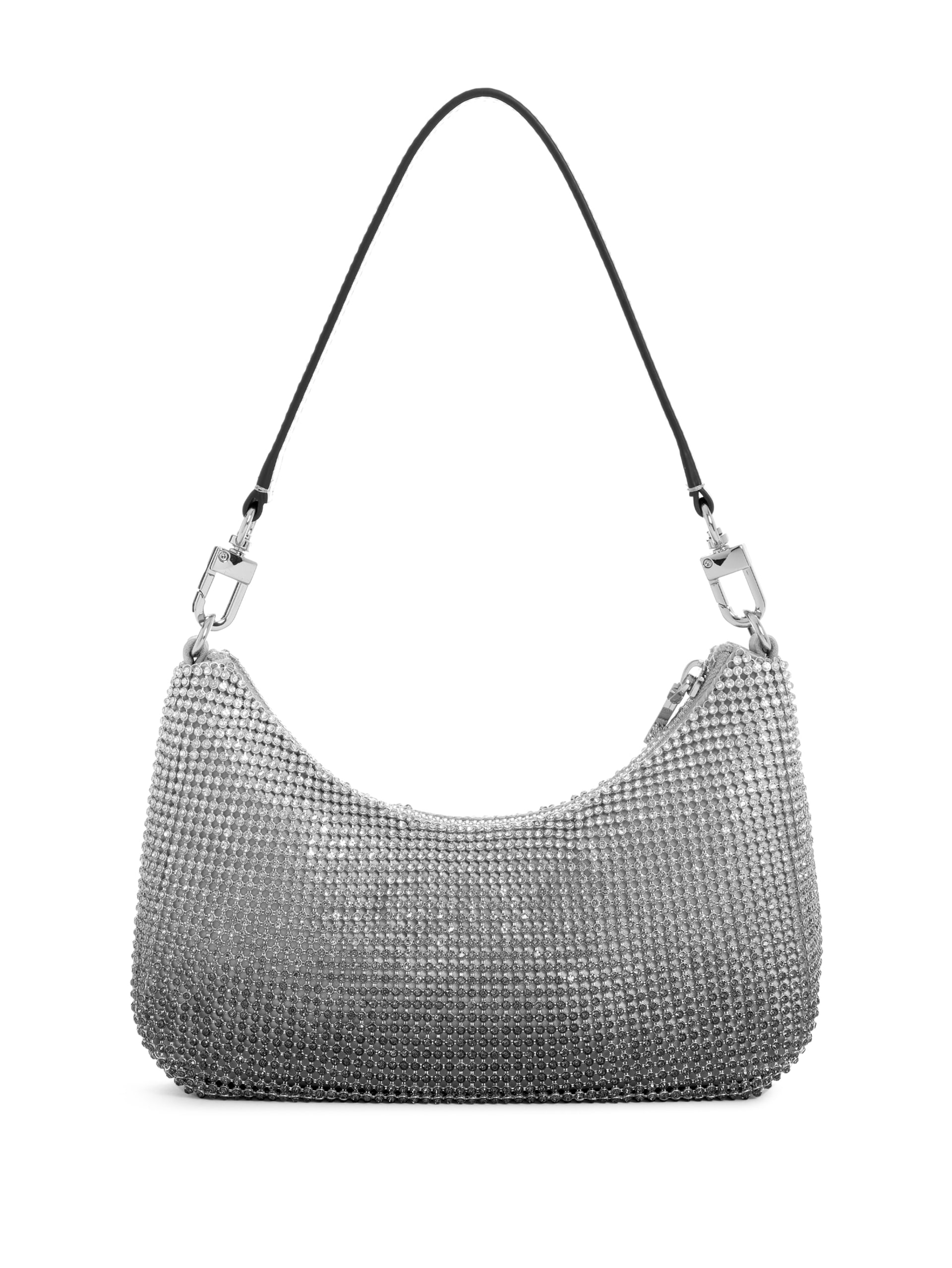 Bolsa de ombro mini Zalina Ombré com strass