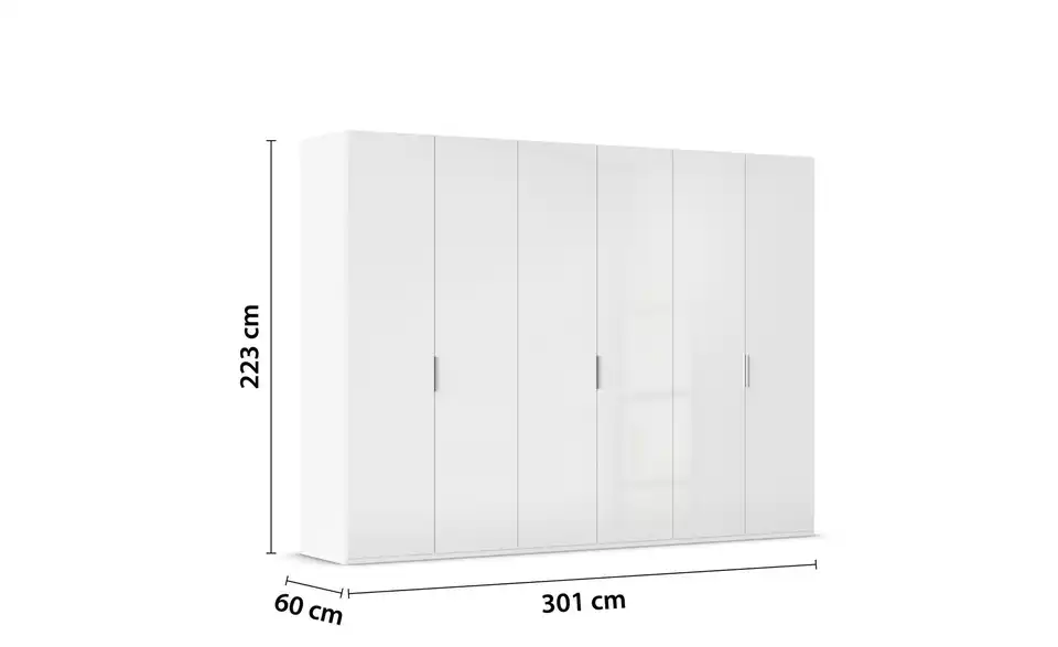 Drehtürenschrank Fifty 301 cm 6 Stück