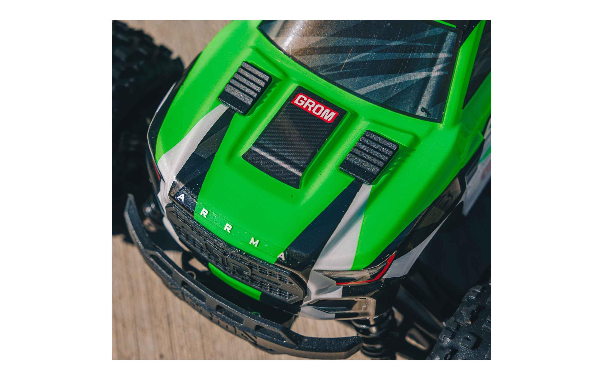 Monster Truck Granite Grom Mega 380 Grün, RTR, 1:18<br>Robuster 4wd mini Monstertruck mit Spektrum Technik