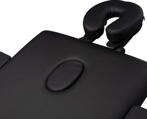 Activeshop sammenklappelig massagebriks ALUMINIUM COMFORT ACTIV FIZJO 3 SEGMENT BLACK
