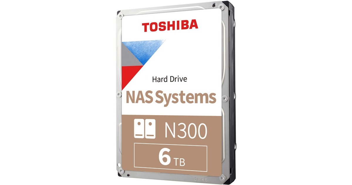 ToshibaN300 6 TB harde schijf  (SATA 6 Gb/s, Bulk)