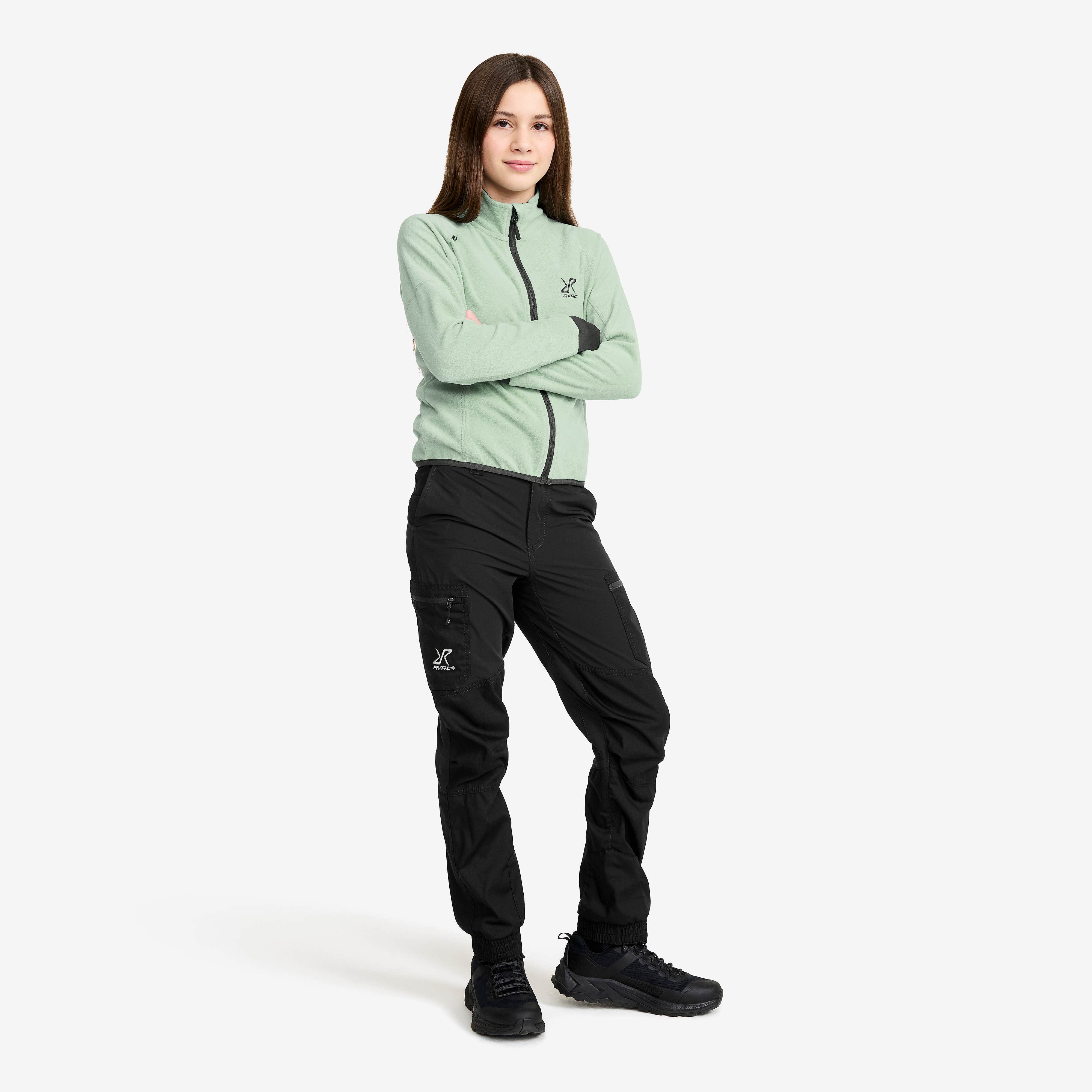 Trekker Fleece Teens Gray Mist