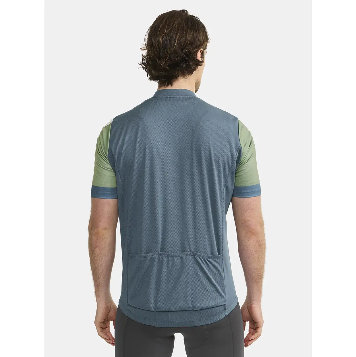 Craft Core Endurance Logo Fietsshirt Korte Mouwen Blauw/Groen Heren