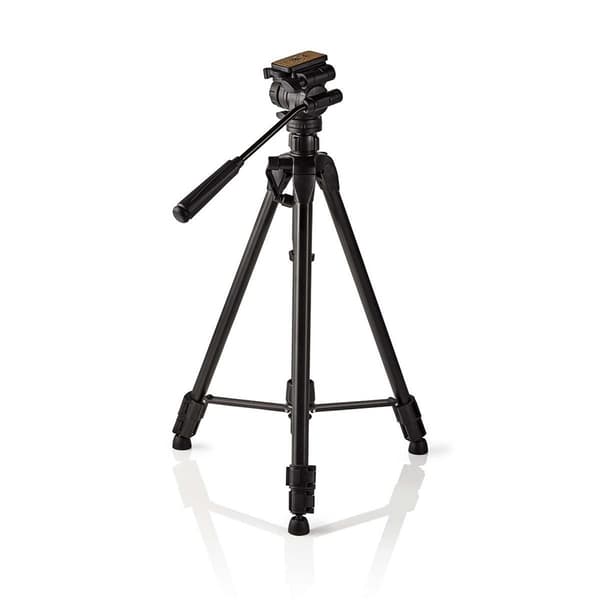 Nedis Stativ | Maksimal lastekapasitet: 3.0 kg | Minimum arbeidshøyde: 60.0 cm | Maksimal arbeidshøyde: 165.0 cm | 3 Segmenter | Pan & Tilt | Reiseves