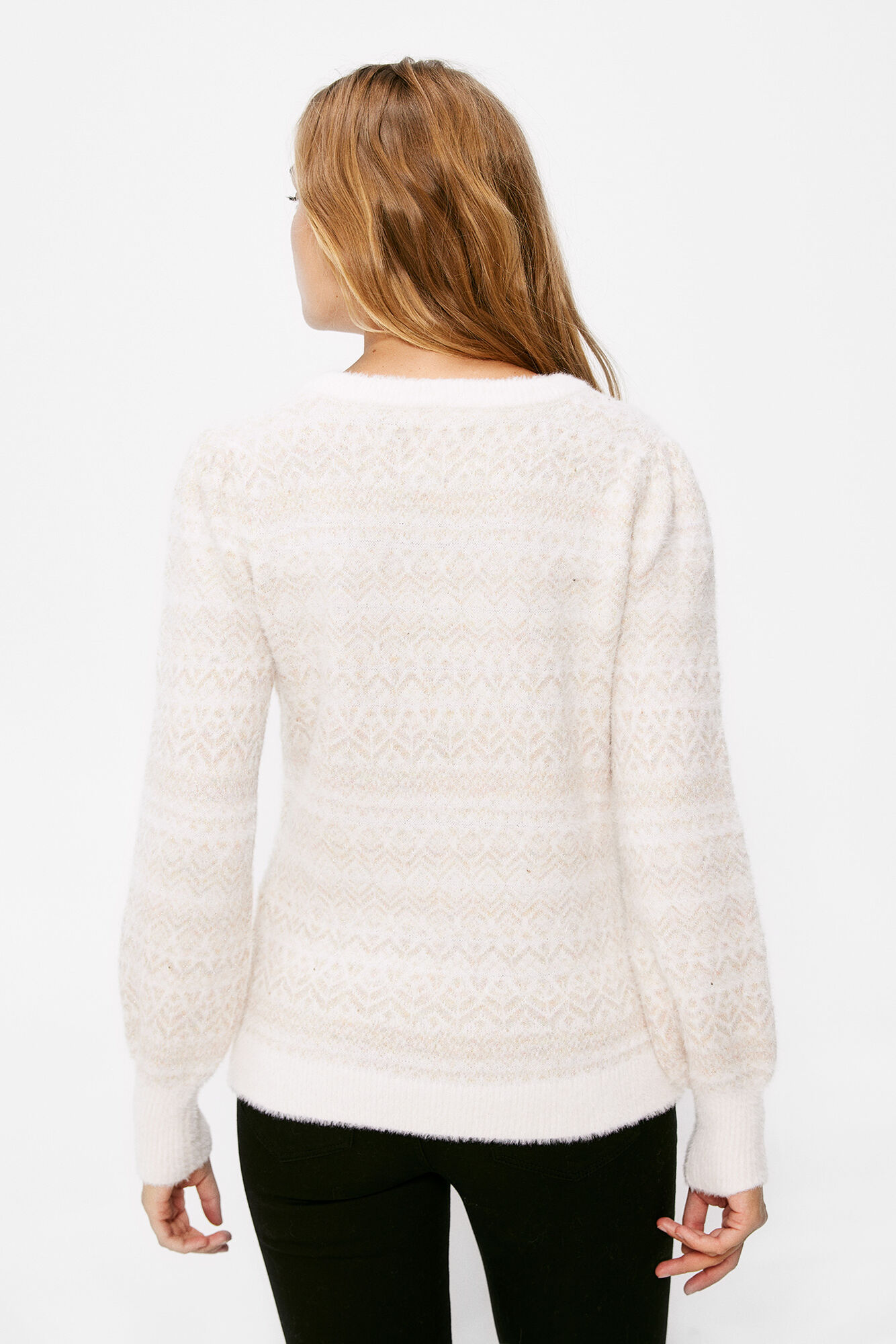 Bordas em jacquard de malha