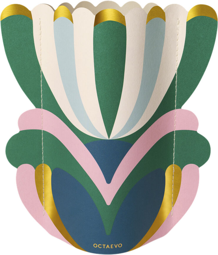 OCTAEVO MINI PAPER VASE ELYSIA Green