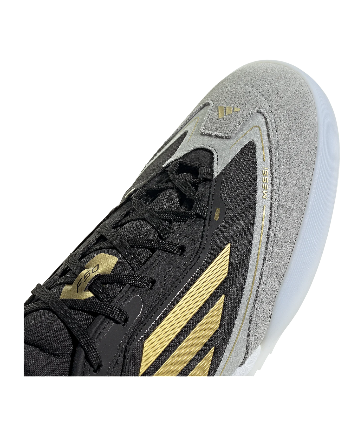 adidas F50 Freestyle 24 IN Messi Triunfo Dorado Schwarz Gold