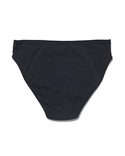 culotte menstruelle en coton à haute absorption noir