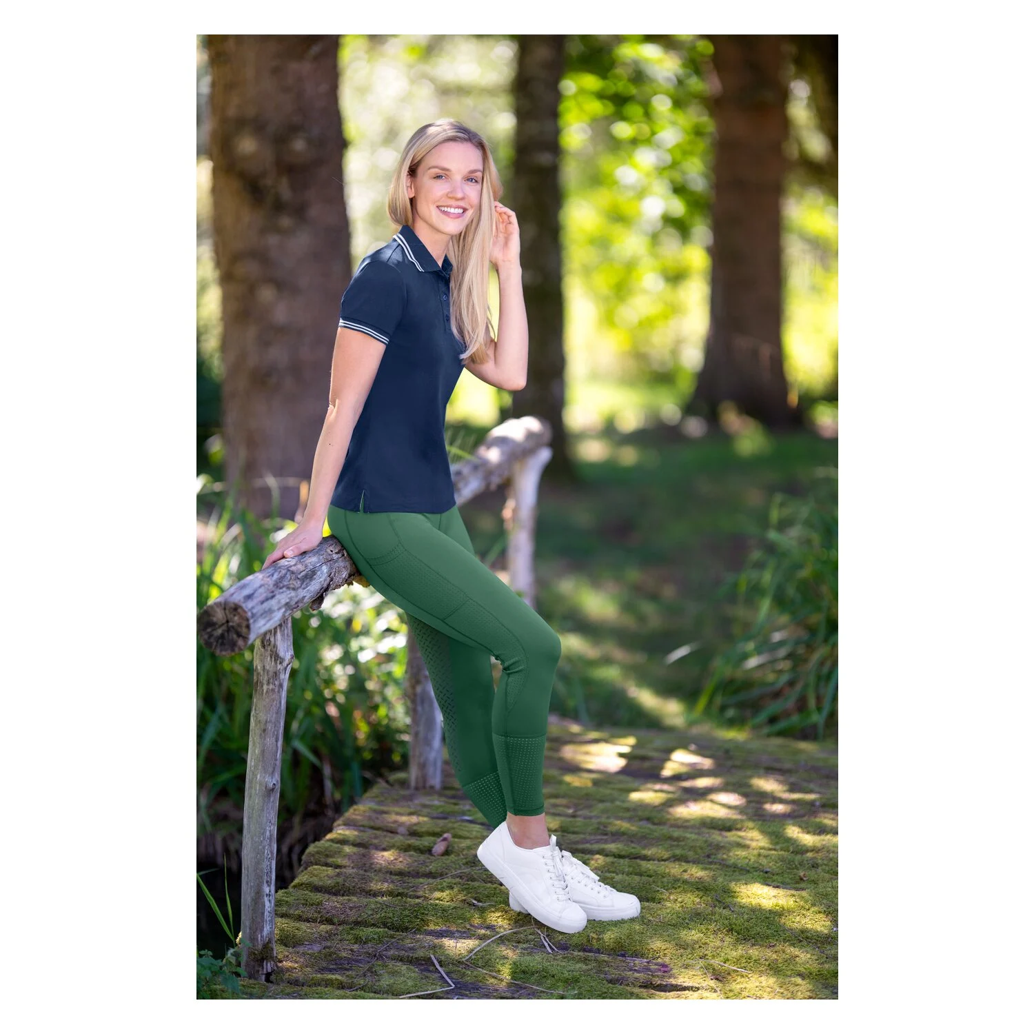 black forest Funktions-Poloshirt mit Mesh - navy