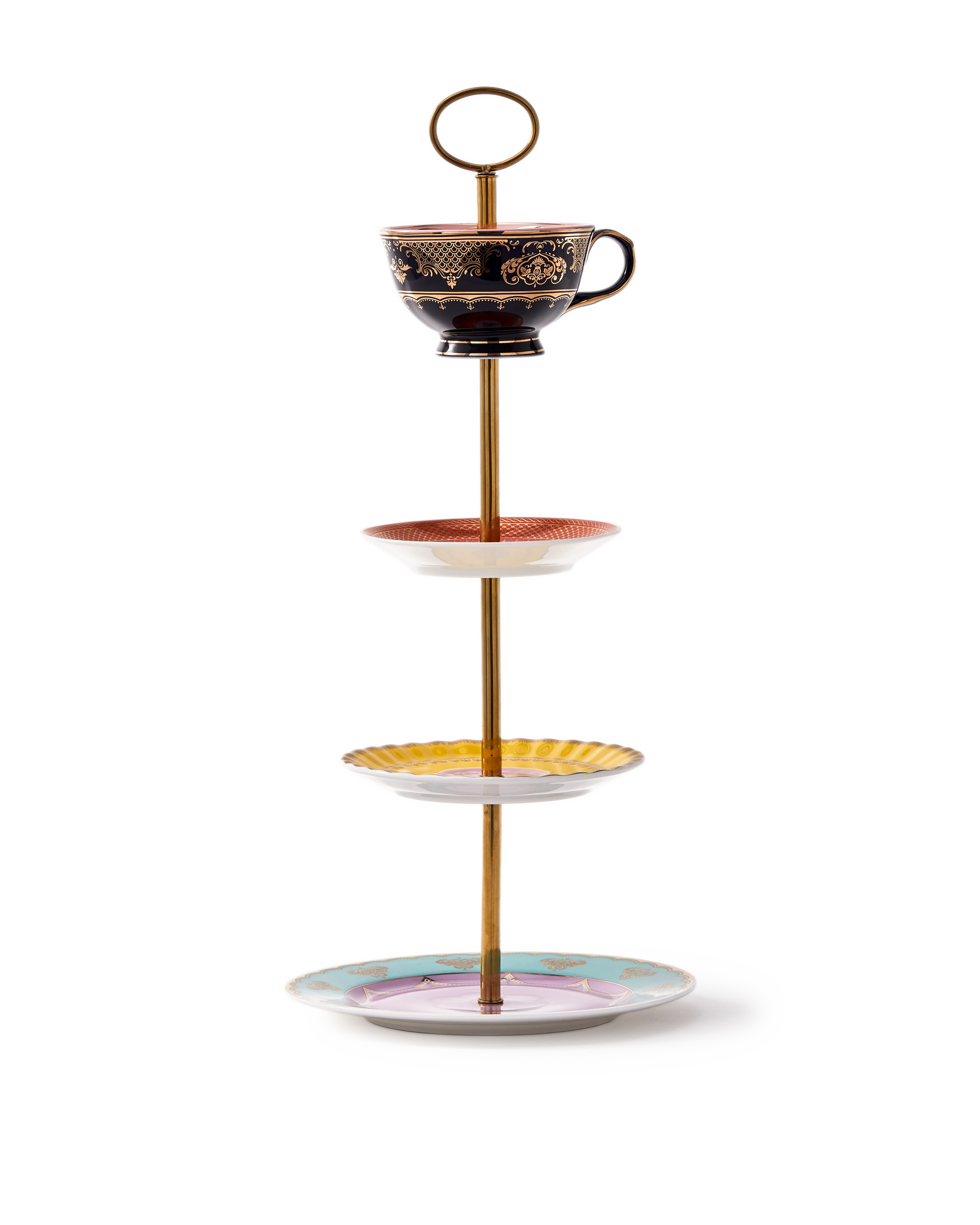 POLSPOTTEN  Grandpa High Tea Set etager