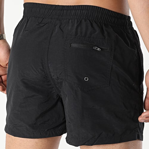Short De Bain Small Logo Noir Blanc