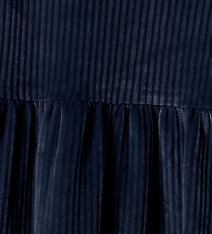 Name It Kjole - Fløjl - NmfVeloa - Dark Sapphire
