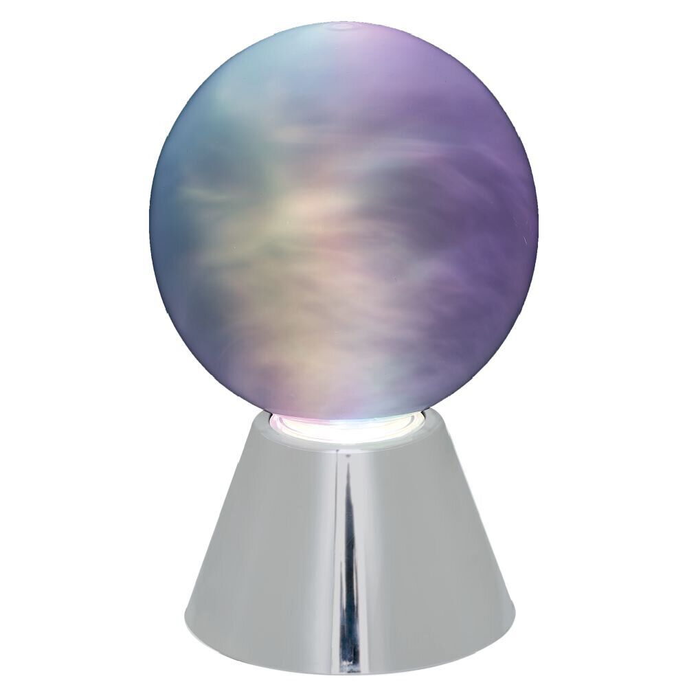 Lampe ronde effet fumée Ø11xH17cm