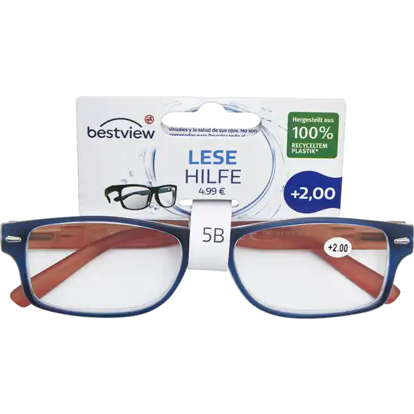 Lesehilfe Modell 5B, + 2,0 Dioptrien