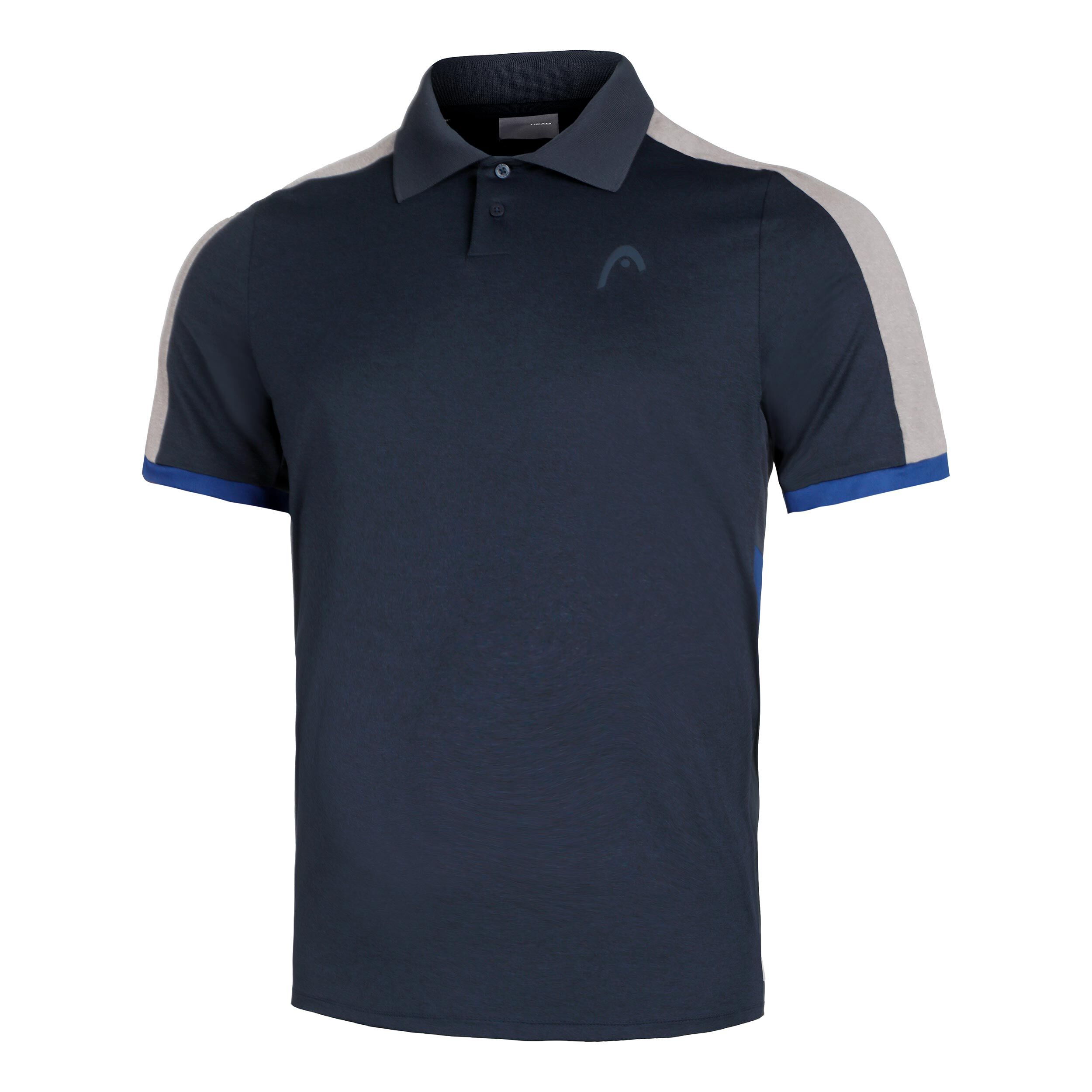 HEAD Play Tech Polo Hommes - Bleu Foncé , Gris