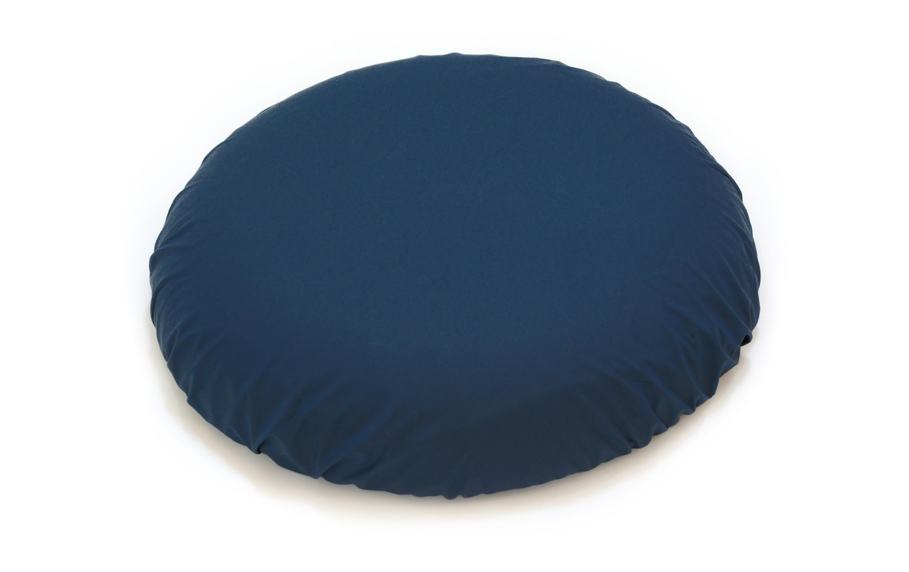 Kissenbezug Sit Ring rund/oval Polyurethan, blauAbwaschbarer Bezug für den Sitzring