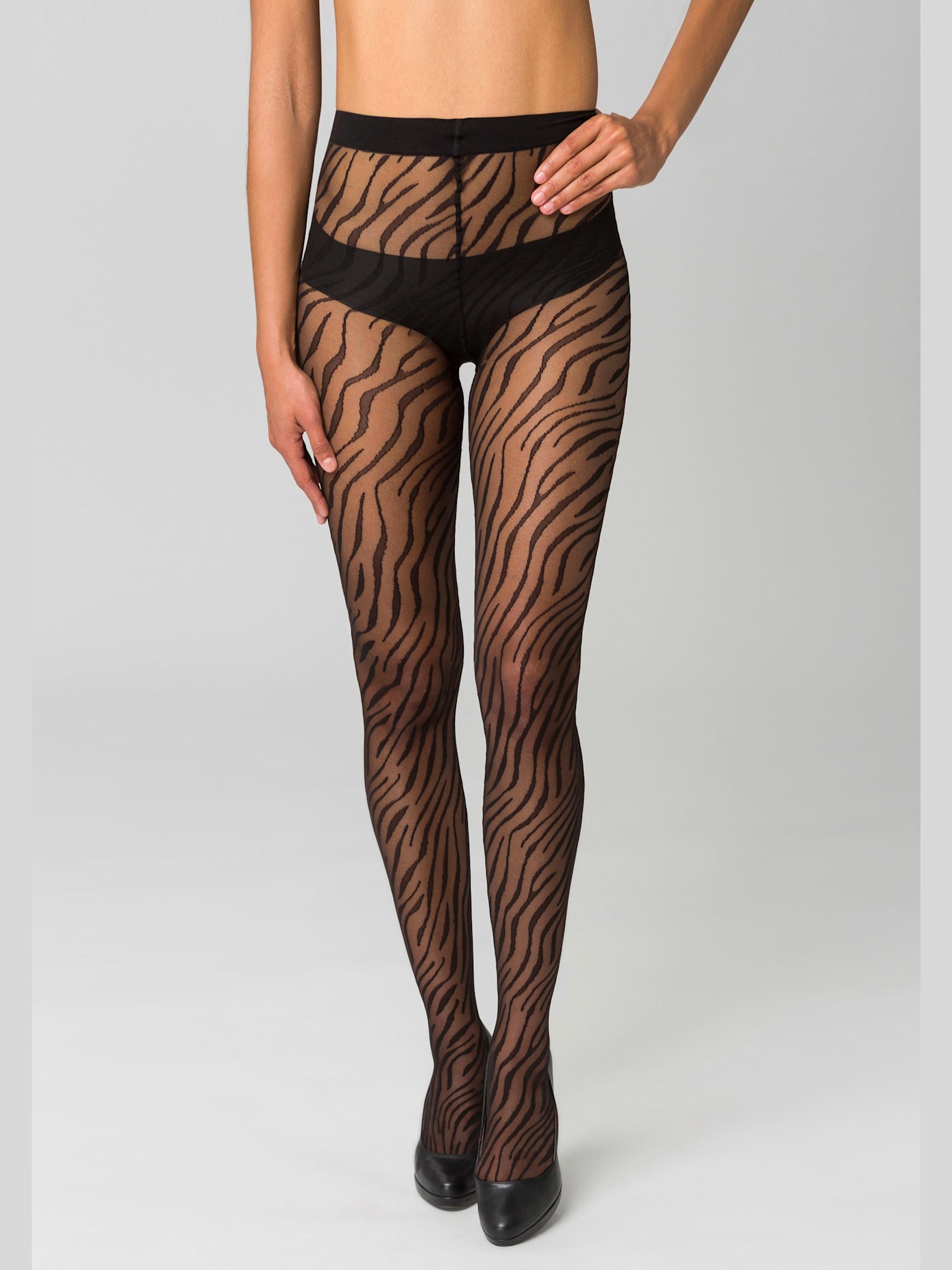 Collants fins collant à motif