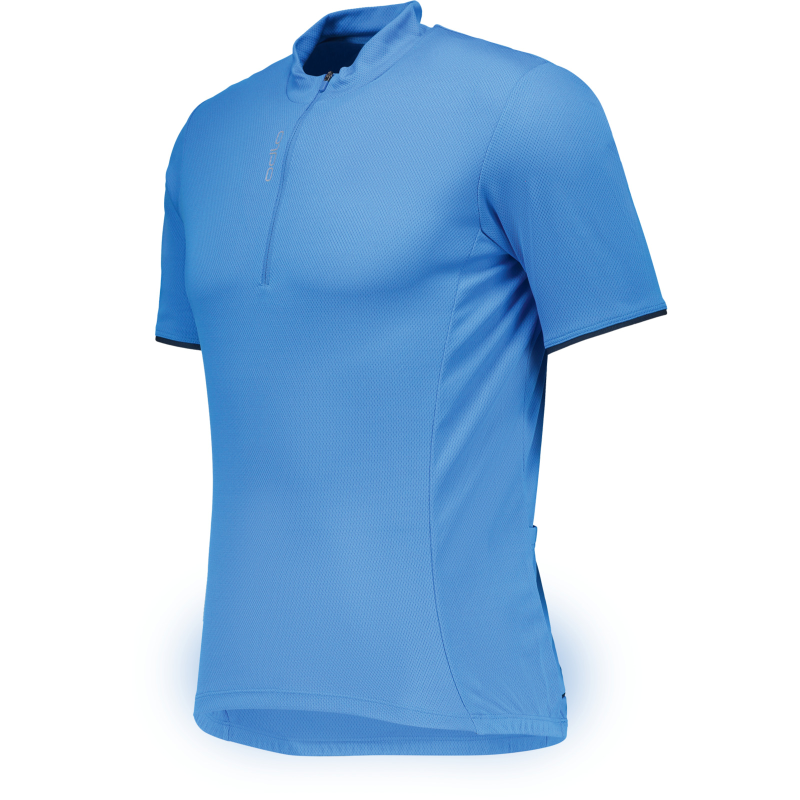 Odlo Herren-T-Shirt Bike Essentials 1/2 Zip L, blau