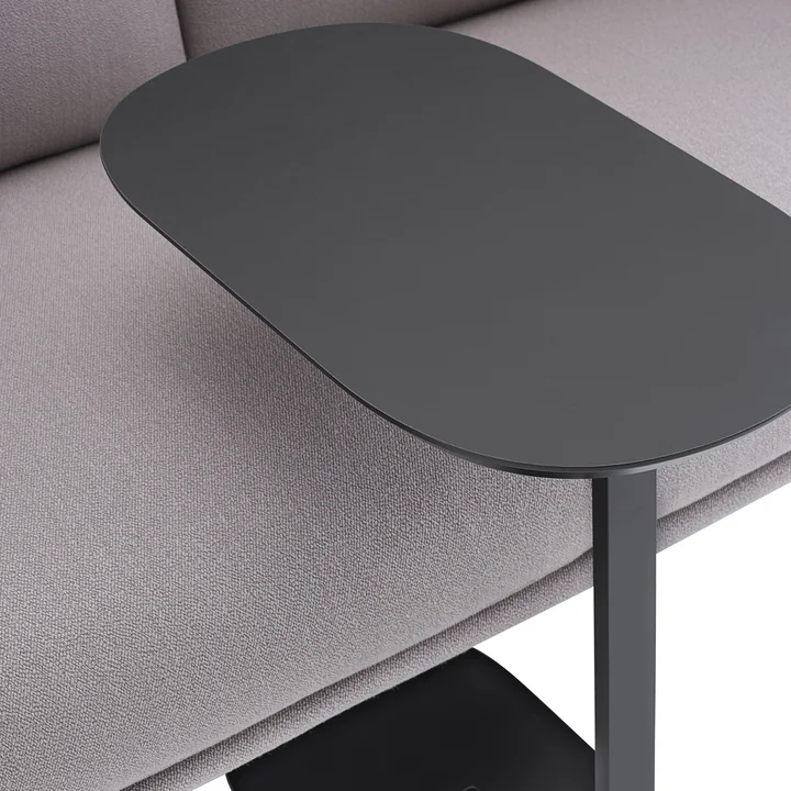 Muuto - Relate Side Table, H 60,5 cm, dunkelgrün