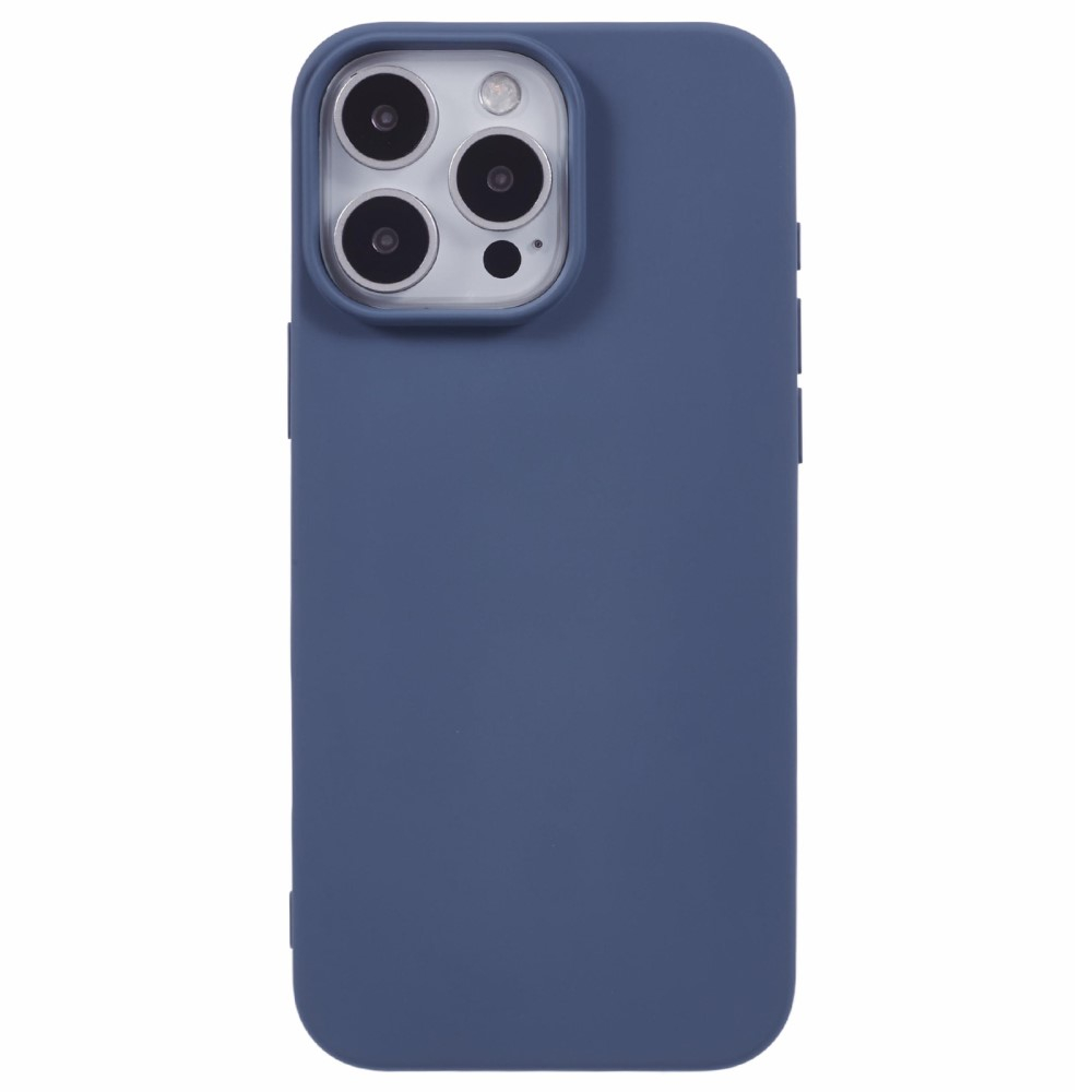 iPhone 16 Pro Max Gummi Case Schutzhülle - Dunkelblau (Matt)
