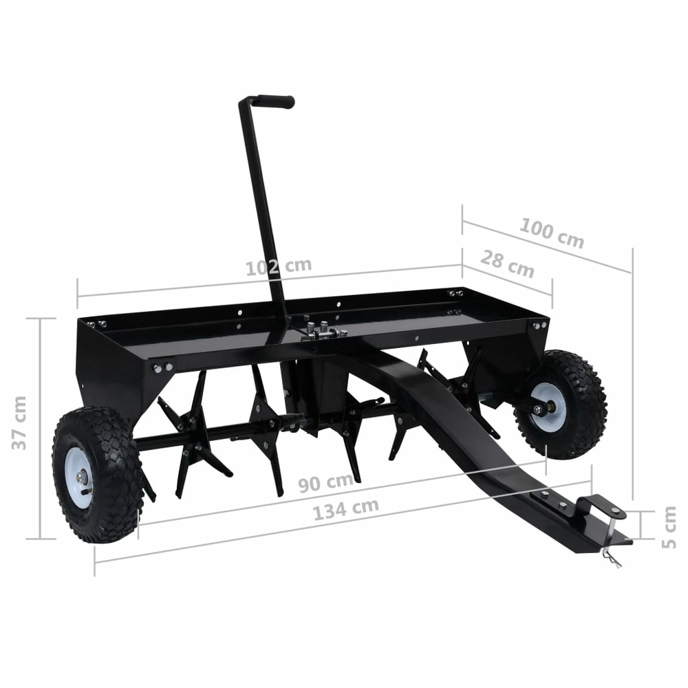 Aérateur de pelouse pour tondeuse autoportée 102 cm