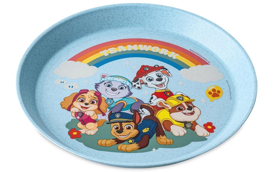 Kinderteller CONNECT PAW PATROL sky blue 400 mlBaby-Teller aus Biokunststoff