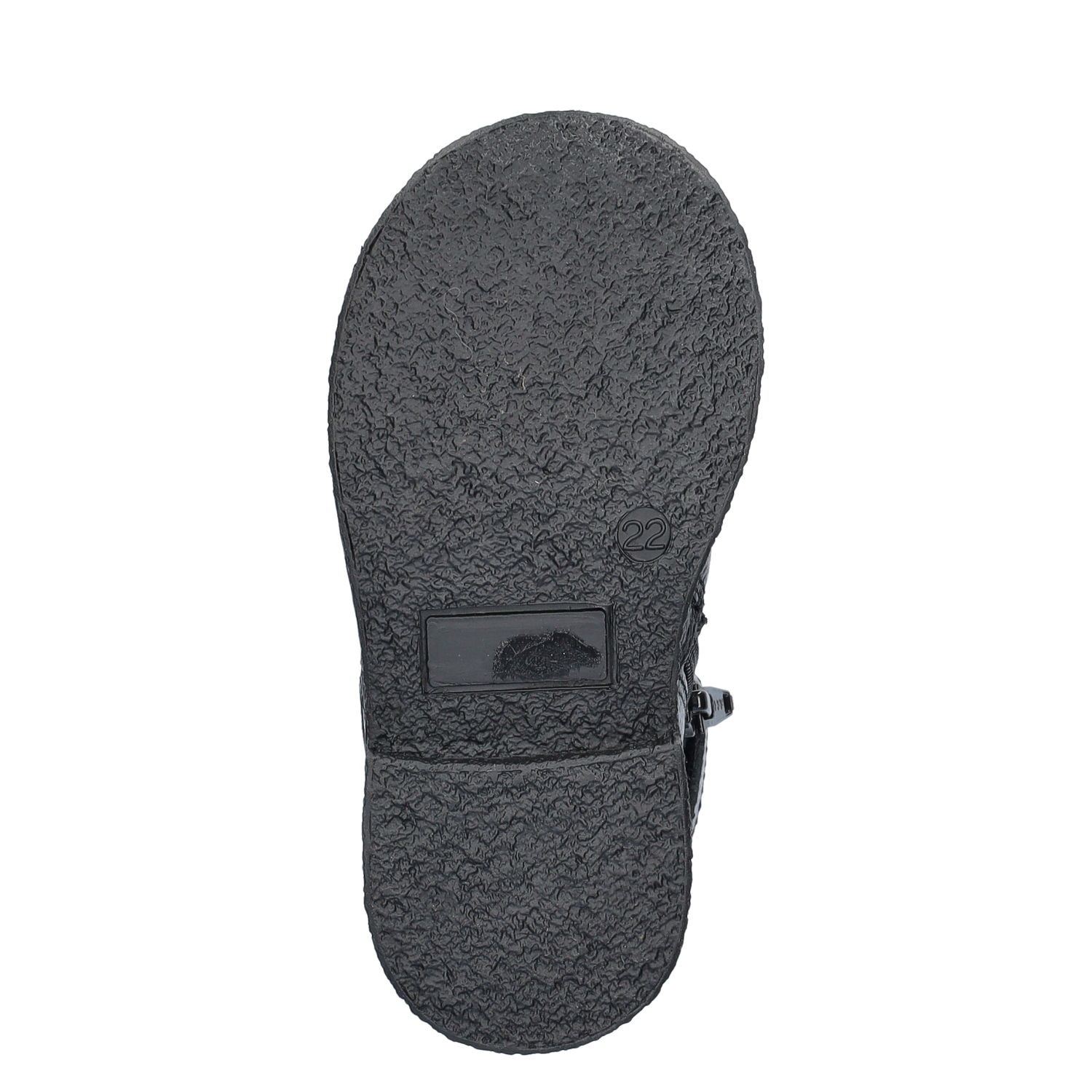 meisjes veterboot Nelson Kids Zwart