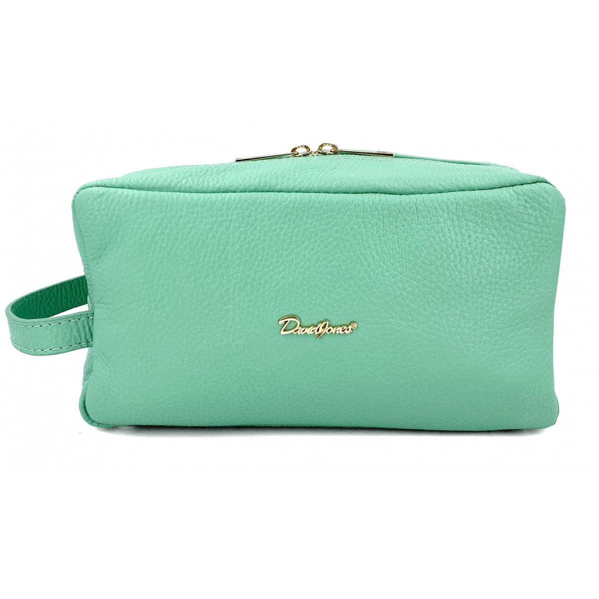 David Jones Trousse de toilette en cuir de vachette David Jones