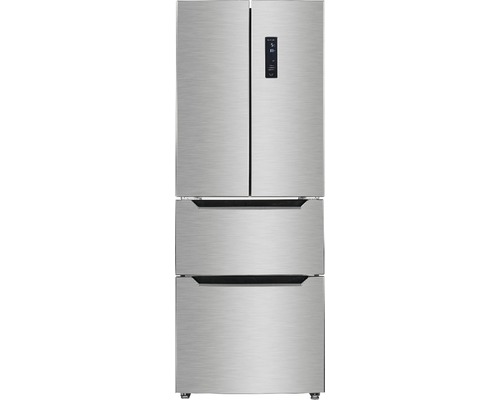 French Door koelkast Wolkenstein FD351.4A++NFIX BxHxD 63,5 x 185,5 x 68,50 cm Koelgedeelte 191 l Vriesgedeelte 129 l