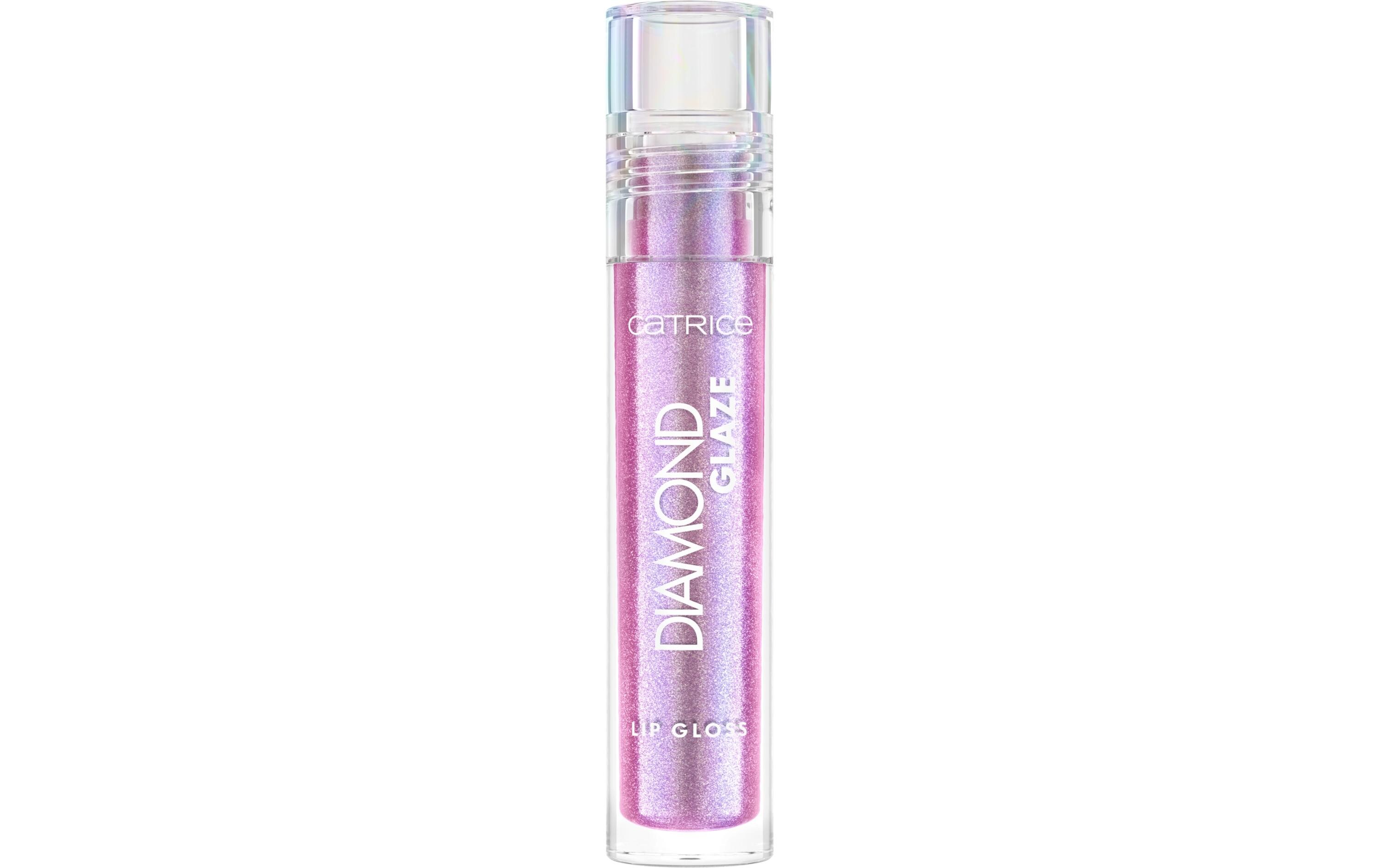 Lip Gloss Diamond Glaze 030 Less Bitter More GlitterGlänzender, glitzernder Lipgloss in transparentem Farbton