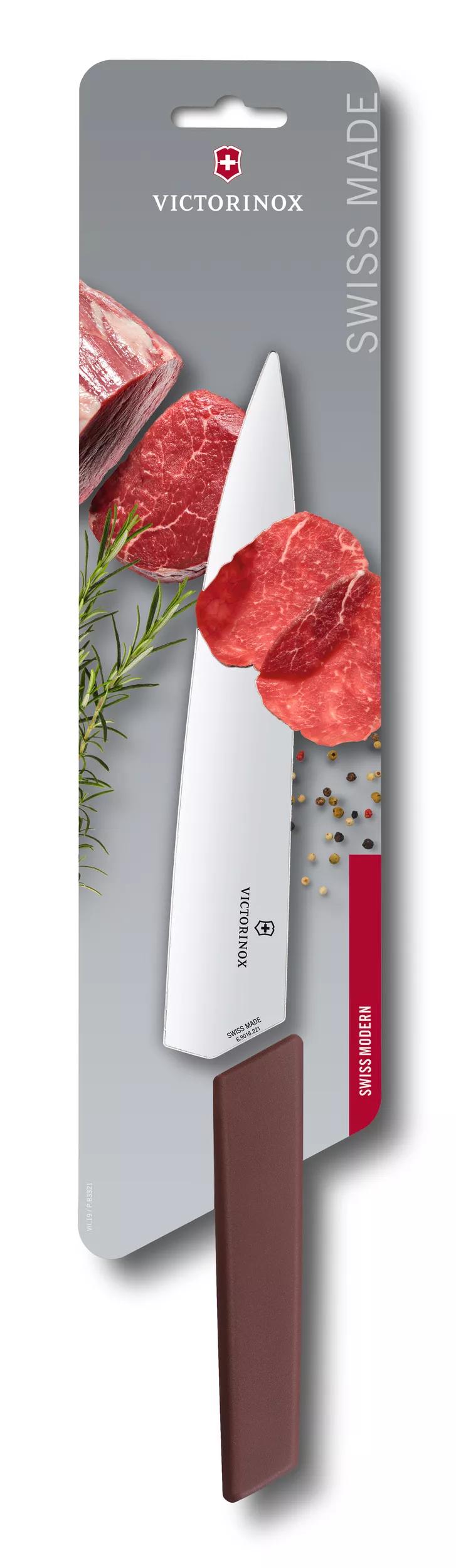 Swiss Modern Kochmesser-grape-red