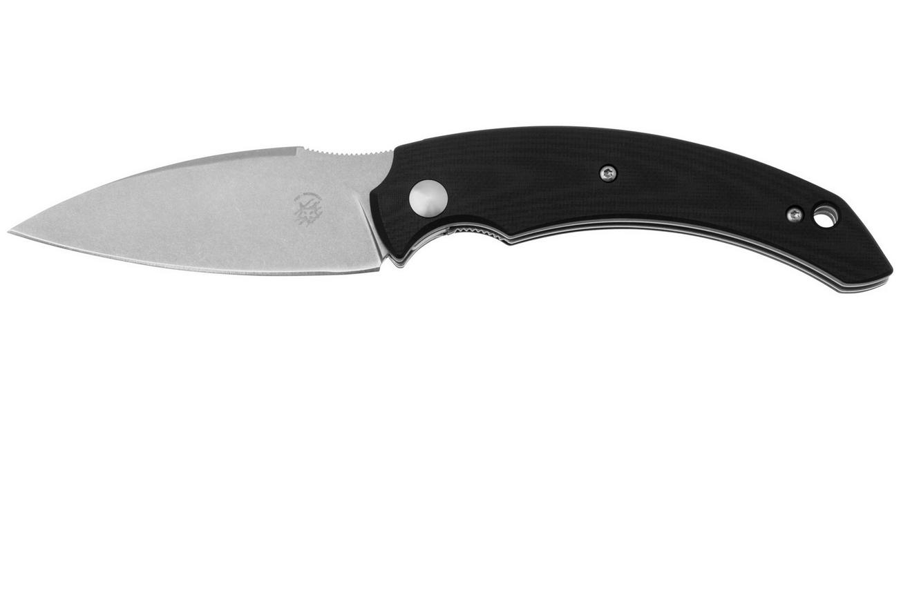Fox Knives Honos FX-538 G10B, Stonewashed Becut, Black G10 zakmes, Bastinelli design