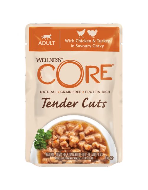 Wellness Core Tender Cuts 85 g - Kattenvoer