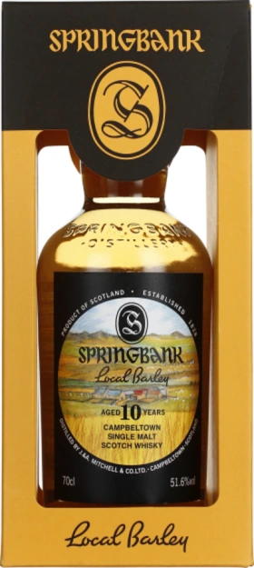 SPRINGBANK 10 YEARS LOCAL BARLEY 2021 70CL