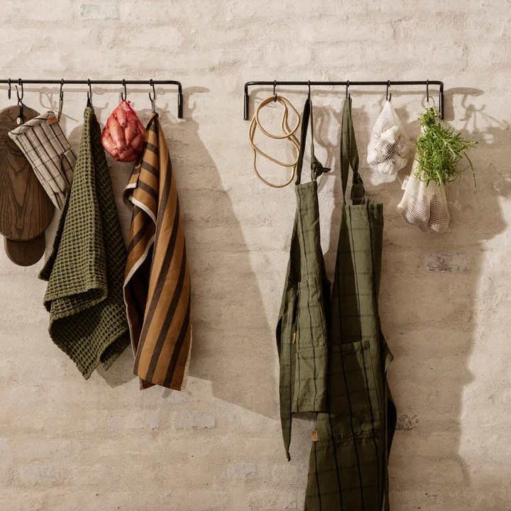 Ferm Living - Organic Handtuch, 50 x 100 cm, light celedon