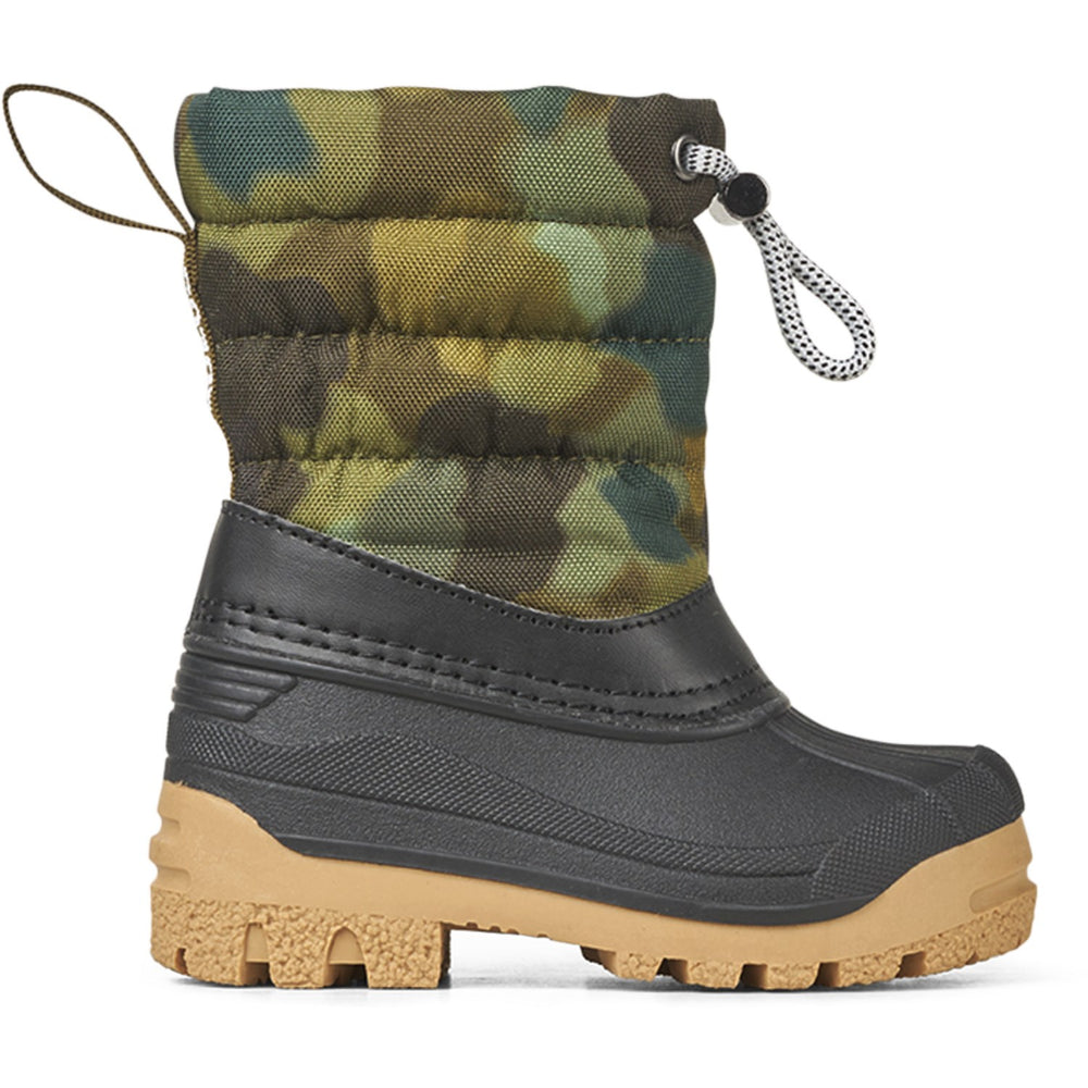 Køb Angulus Camo Print Termo-Støvle Med Uldfoer