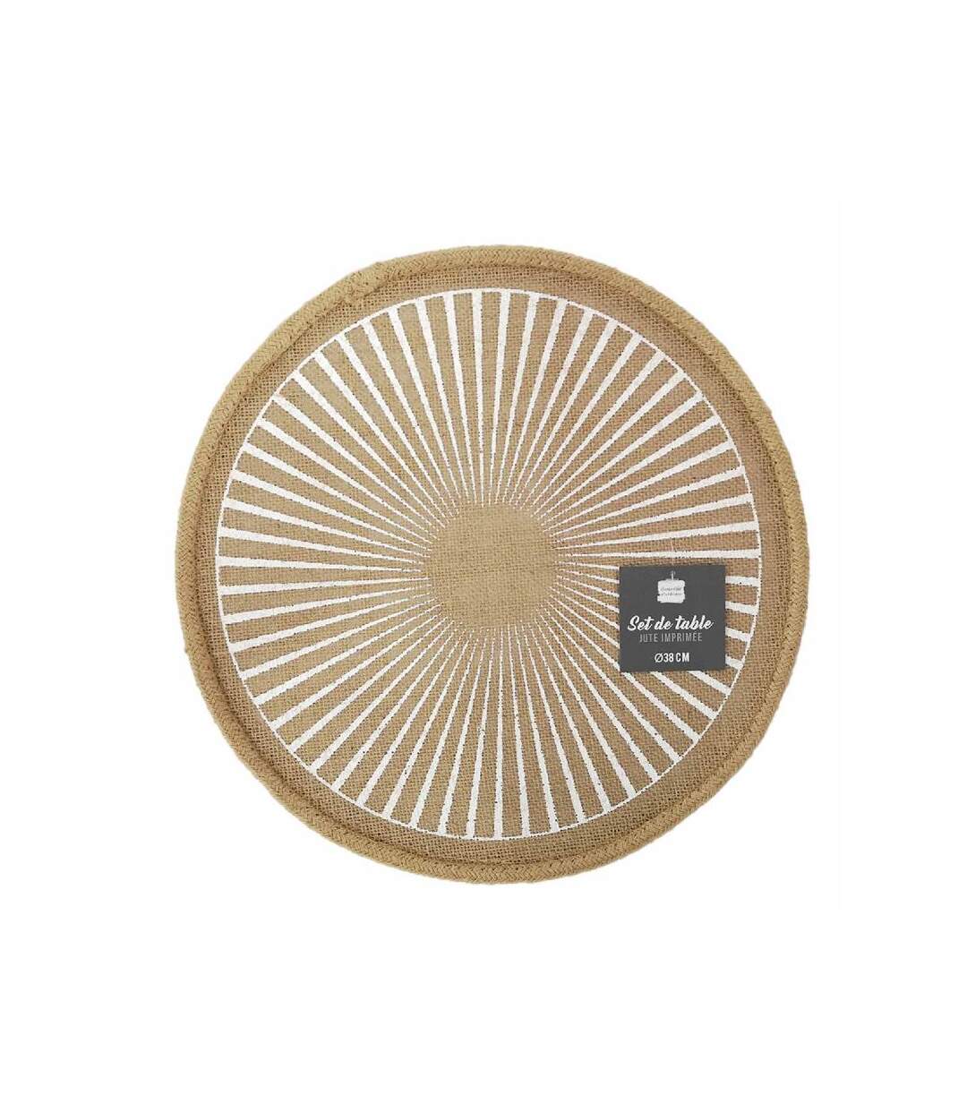 Set de Table en Jute Soleimio 38cm Naturel