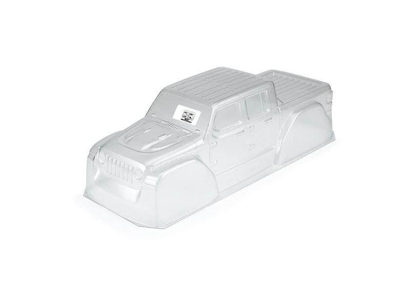Proline Karosserie Jeep Gladiator Rubicon unlackiert, 1:10 Karosserie für Short Course und Monster Trucks