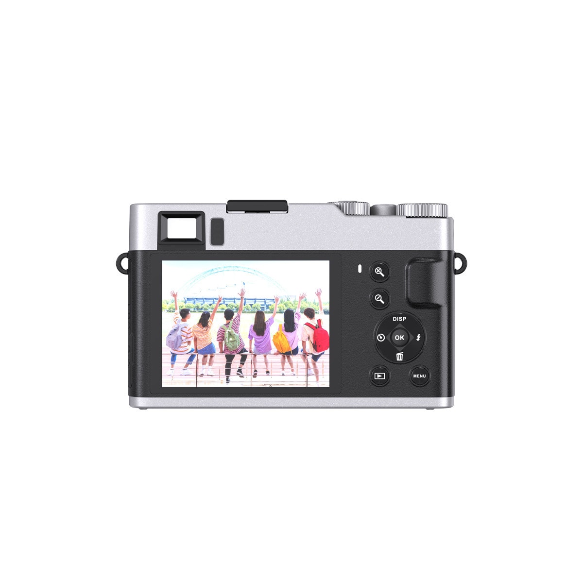 Digitalkamera 4K/48MP/16X Zoom/Autofokus/Søker/Anti-Shake Sort