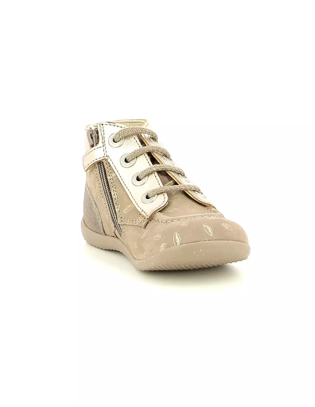 KICKERS BONZIP - Bottes Taupeorimprimé