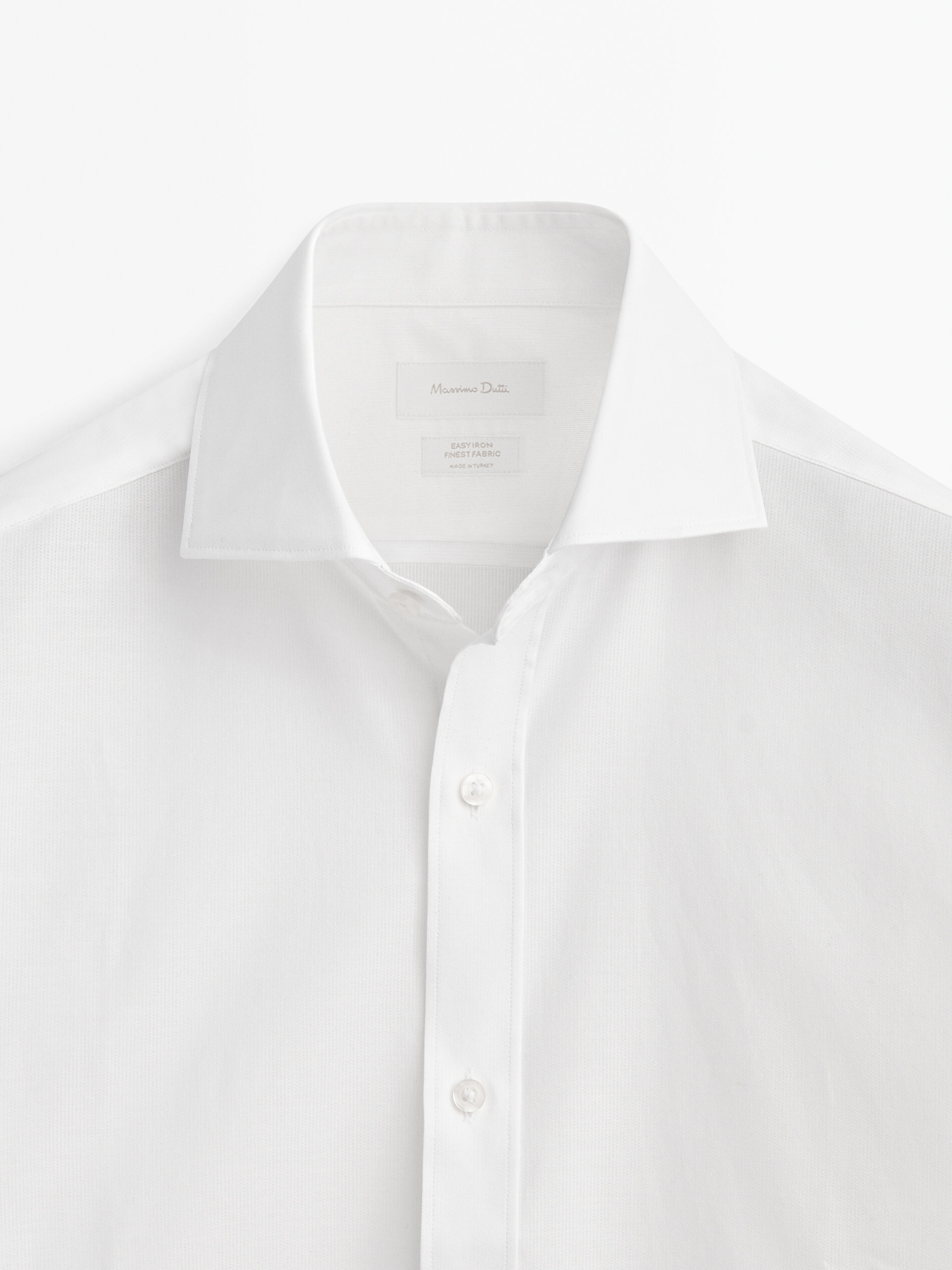 Camisa estructura easy iron stretch slim fit - BLANCO